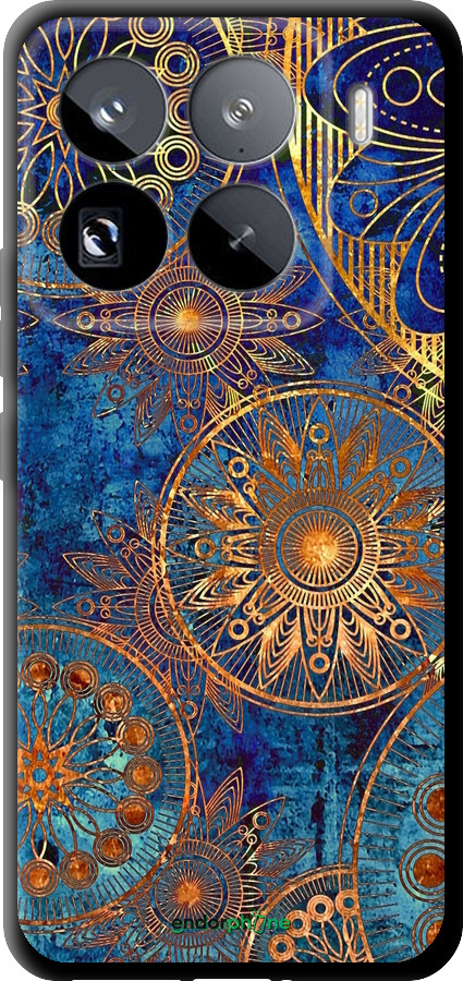 TPU чехол Золотий візерунок для Xiaomi 15 Pro - 678b-3879 изображение 