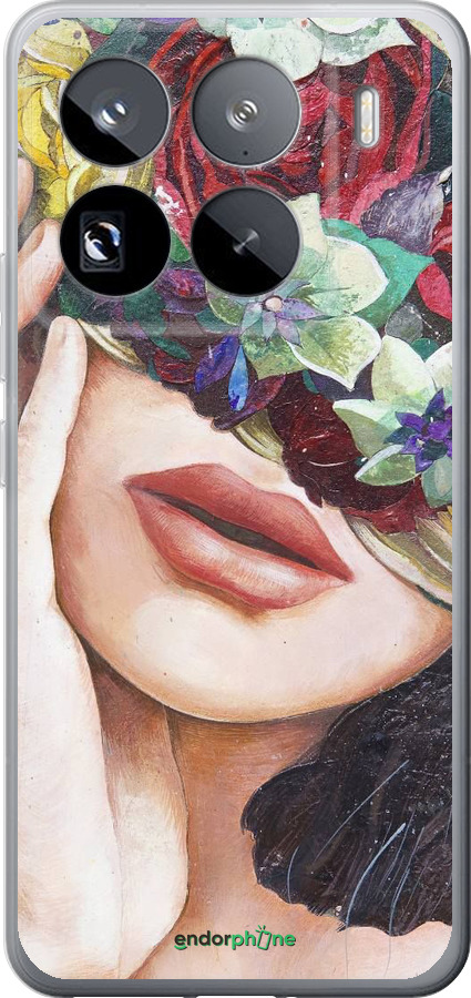Силиконовый чехол Head Flower для Xiaomi 15 Pro - 4460u-3879 изображение 
