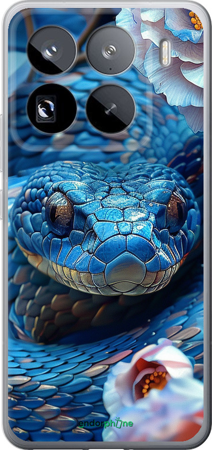 Силіконовий чехол Blue Snake для Xiaomi 15 Pro - 6079u-3879 изображение 