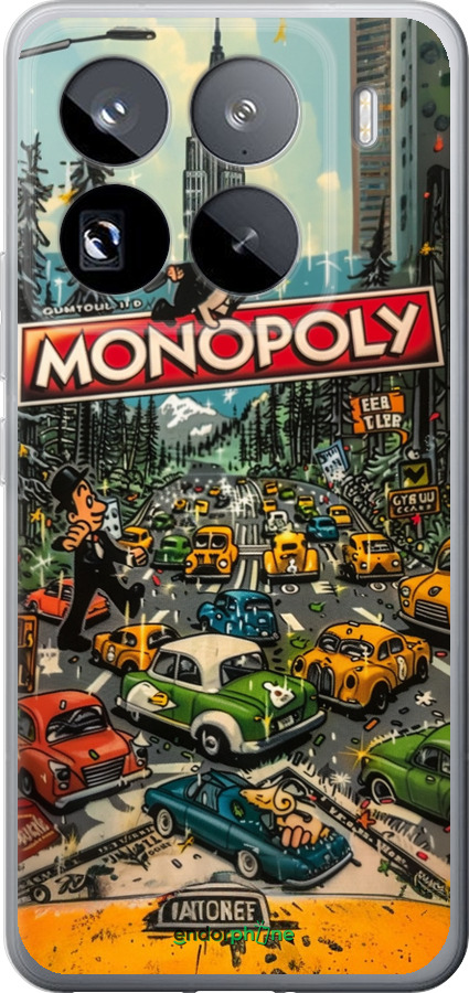 Силіконовий чехол Міський драйв Monopoly для Xiaomi 15 Pro - 6088u-3879 изображение 