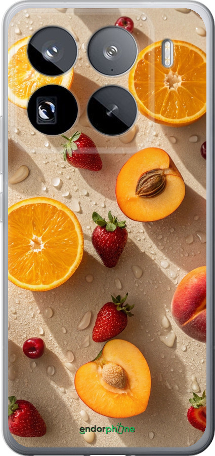 Силіконовий чехол Фрукти 3 для Xiaomi 15 Pro - 6703u-3879 изображение 