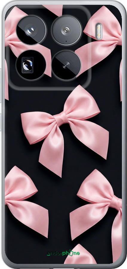 Силиконовый чехол Coquette Ribbons Dark Coquette для Xiaomi 15 Pro - 6767u-3879 изображение 