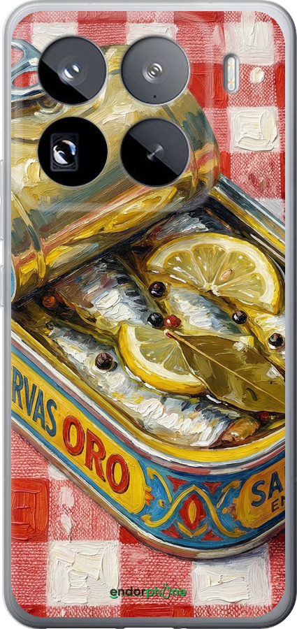 Силиконовый чехол Vintage Sardine Tin Phone для Xiaomi 15 Pro - 6772u-3879 изображение 