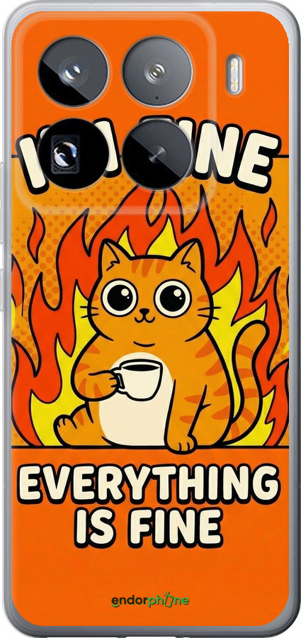 Силиконовый чехол Funny Cat для Xiaomi 15 Pro - 6786u-3879 изображение 