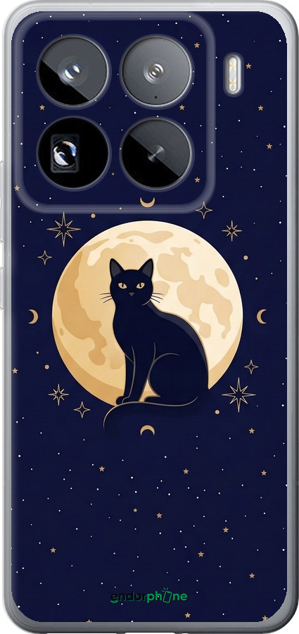 Силиконовый чехол Cute Cat Celestial/Witchy для Xiaomi 15 Pro - 6787u-3879 изображение 
