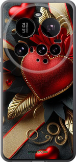 Силиконовый чехол Сердечки v2 для Xiaomi 15 Ultra - 5832u-3967 изображение 