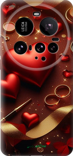 Силиконовый чехол Сердечки v3 для Xiaomi 15 Ultra - 5833u-3967 изображение 