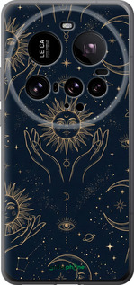 Силіконовий чохол 'Celestial Harmony: Sun & Moon Gold Mystic Pattern' для Xiaomi 15 Ultra зображення 3
