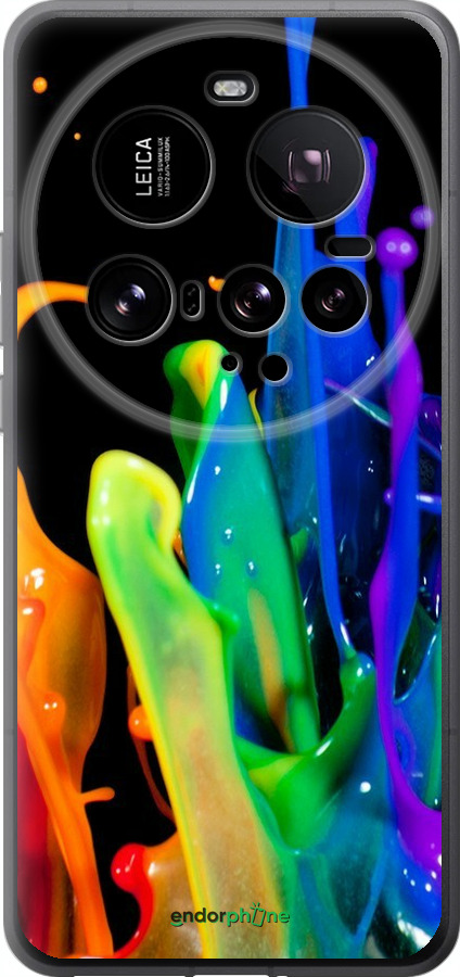 Силиконовый чехол брызги краски для Xiaomi 15 Ultra - 3957u-3967 изображение 