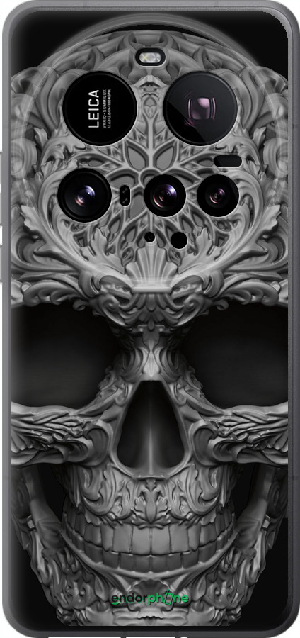 Силиконовый чехол skull-ornament для Xiaomi 15 Ultra - 4101u-3967 изображение 
