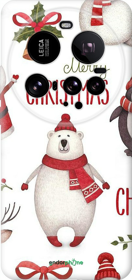 Силіконовий чехол Merry Christmas для Xiaomi 15 Ultra - 4106u-3967 изображение 