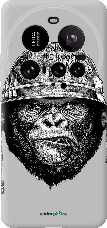 Силиконовый чехол military monkey для Xiaomi 15 Ultra - 4177u-3967 изображение 