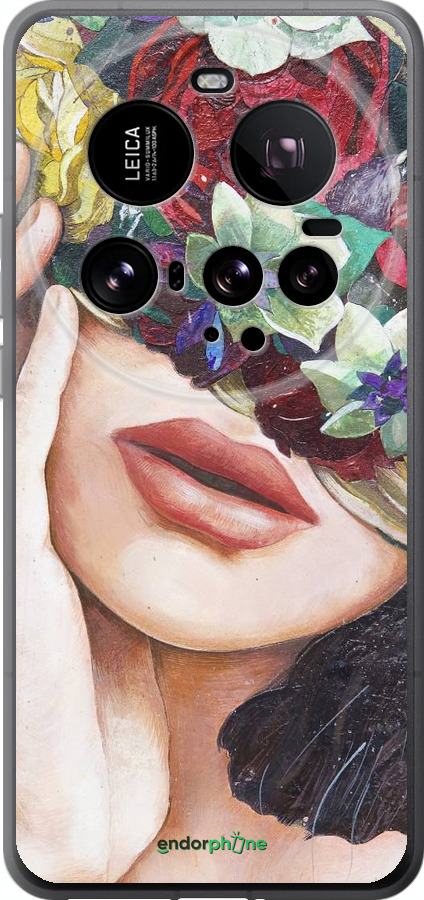 Силиконовый чехол Head Flower для Xiaomi 15 Ultra - 4460u-3967 изображение 