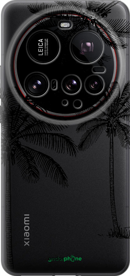 Силиконовый чехол Пальмы1 для Xiaomi 15 Ultra - 4634u-3967 изображение 