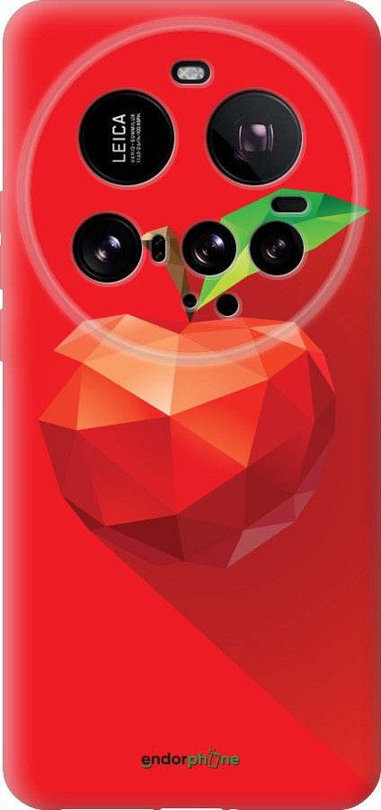 Силиконовый чехол Яблоко для Xiaomi 15 Ultra - 4696u-3967 изображение 