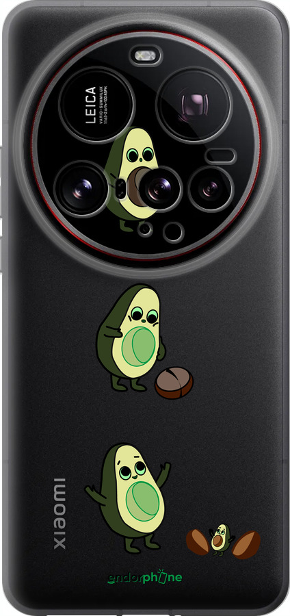 Силиконовый чехол Авокадо 1 для Xiaomi 15 Ultra - 4857u-3967 изображение 