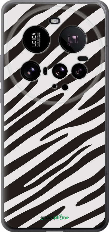 Силиконовый чехол Классическая зебра для Xiaomi 15 Ultra - 4874u-3967 изображение 