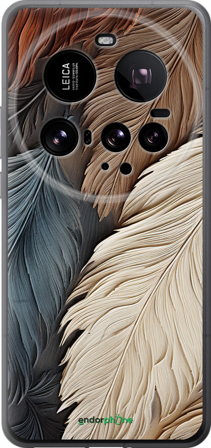 Силиконовый чехол Листья в стиле бохо для Xiaomi 15 Ultra - 5643u-3967 изображение 