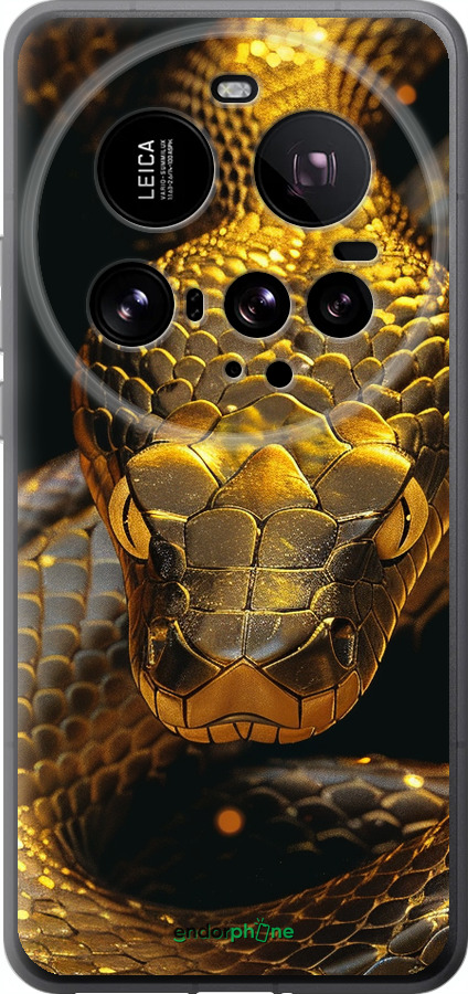Силіконовий чехол Golden snake для Xiaomi 15 Ultra - 6072u-3967 изображение 