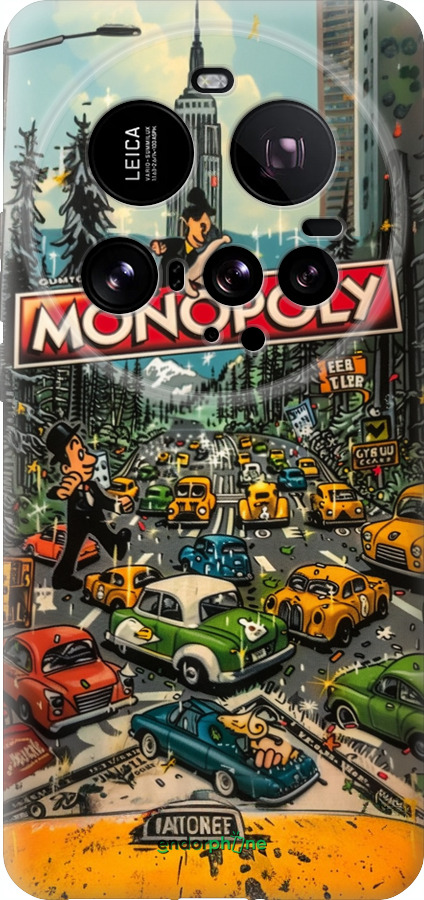 Силіконовий чехол Міський драйв Monopoly для Xiaomi 15 Ultra - 6088u-3967 изображение 