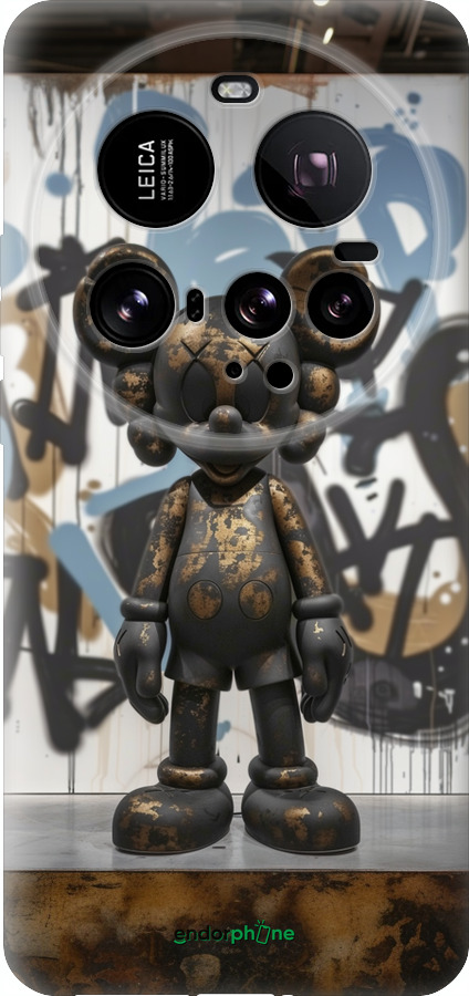 Силиконовый чехол Bronze kaws v2 для Xiaomi 15 Ultra - 6098u-3967 изображение 