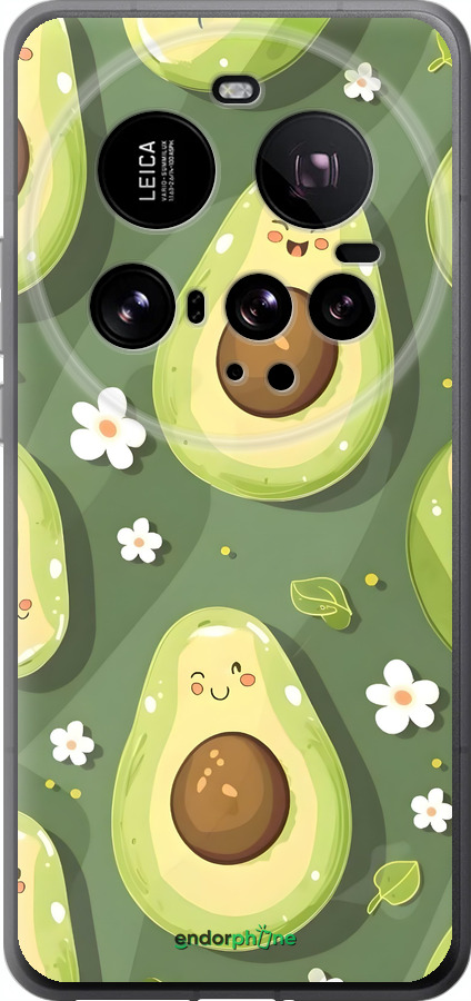 Силиконовый чехол Авокадо для Xiaomi 15 Ultra - 6380u-3967 изображение 