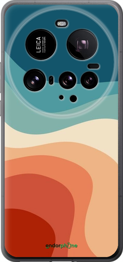 Силіконовий чехол У стилі ретро з хвилями для Xiaomi 15 Ultra - 6531u-3967 изображение 