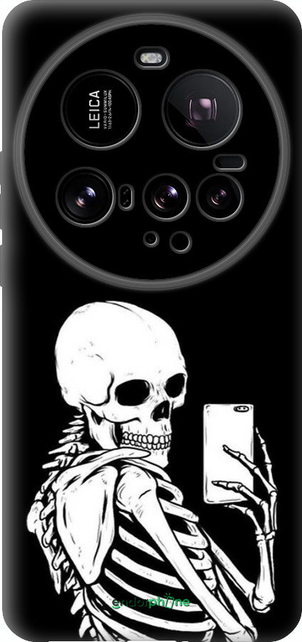 Силиконовый чехол Скелет делает Selfie для Xiaomi 15 Ultra - 6535u-3967 изображение 