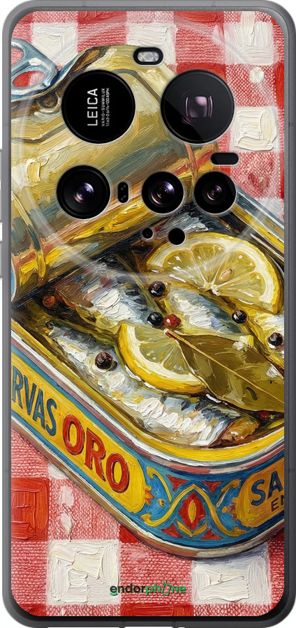 Силиконовый чехол Vintage Sardine Tin Phone для Xiaomi 15 Ultra - 6772u-3967 изображение 