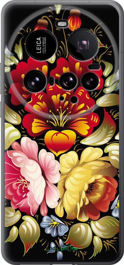 Силіконовий чехол Хохлома 6 для Xiaomi 15 Ultra - 829u-3967 изображение 
