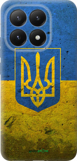 Силиконовый чехол Флаг и герб Украины 2 для Xiaomi 15T 5G - 378u-4100 изображение 