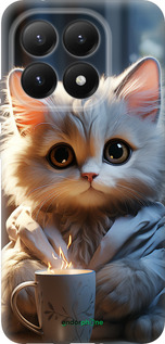 Силиконовый чехол White cat для Xiaomi 15T 5G - 5646u-4100 изображение 