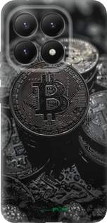Силиконовый чехол Black Bitcoin для Xiaomi 15T 5G - 6090u-4100 изображение 