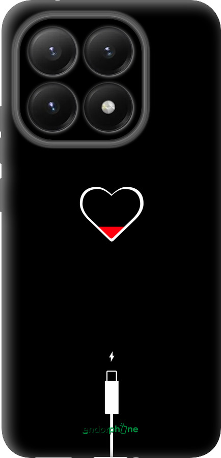 Силиконовый чехол Подзарядка сердца для Xiaomi 15T 5G - 4274u-4100 изображение 
