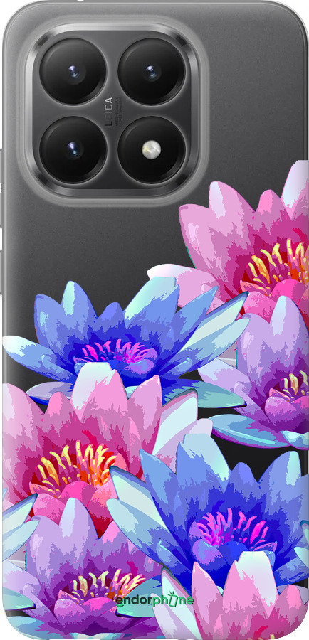 Силіконовий чехол Лотос для Xiaomi 15T 5G - 4862u-4100 изображение 