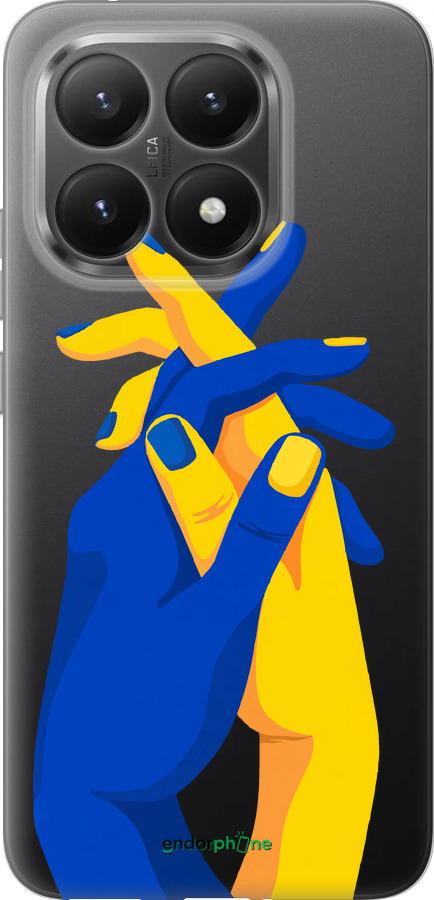 Силиконовый чехол Stand With Ukraine для Xiaomi 15T 5G - 5255u-4100 изображение 