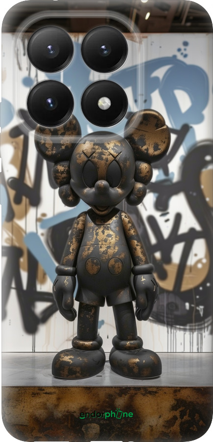 Силиконовый чехол Bronze kaws v2 для Xiaomi 15T 5G - 6098u-4100 изображение 