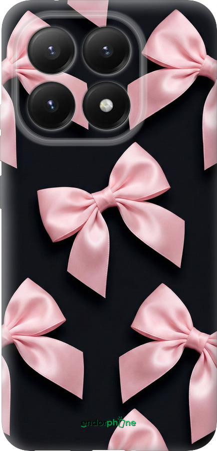 Силиконовый чехол Coquette Ribbons Dark Coquette для Xiaomi 15T 5G - 6767u-4100 изображение 