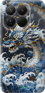 Силиконовый чехол Водяной дракон для Xiaomi 15T Pro 5G - 6113u-4097 изображение 