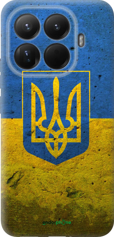 Силиконовый чехол Флаг и герб Украины 2 для Xiaomi 15T Pro 5G - 378u-4097 изображение 
