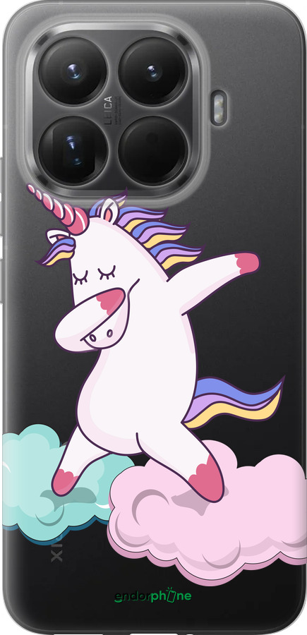 Силиконовый чехол Единорог для Xiaomi 15T Pro 5G - 4702u-4097 изображение 