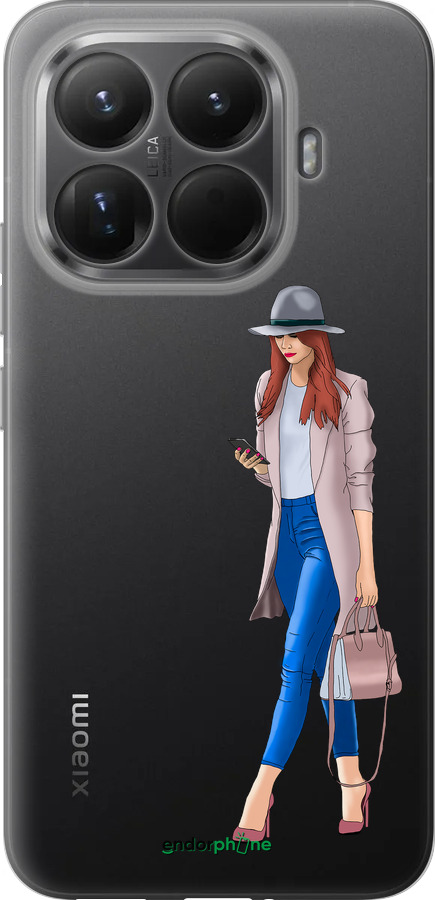 Силіконовий чехол Дівчинка 1 для Xiaomi 15T Pro 5G - 4751u-4097 изображение 