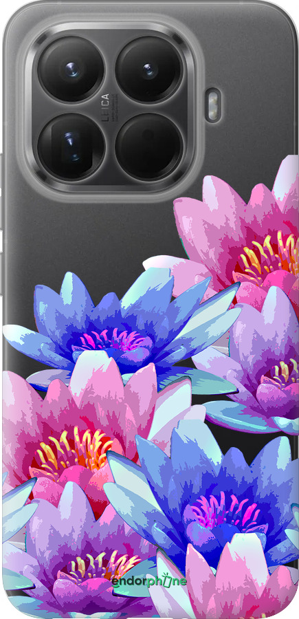 Силиконовый чехол Лотос для Xiaomi 15T Pro 5G - 4862u-4097 изображение 