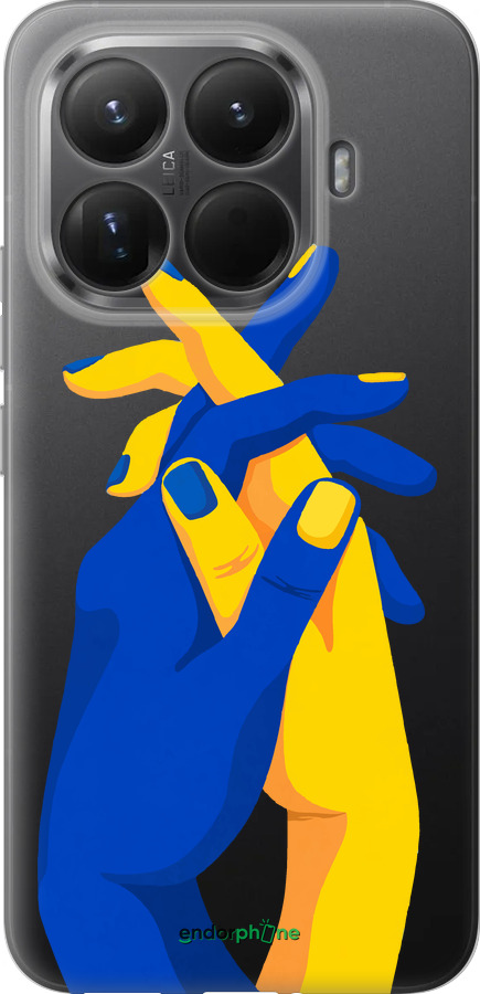 Силиконовый чехол Stand With Ukraine для Xiaomi 15T Pro 5G - 5255u-4097 изображение 