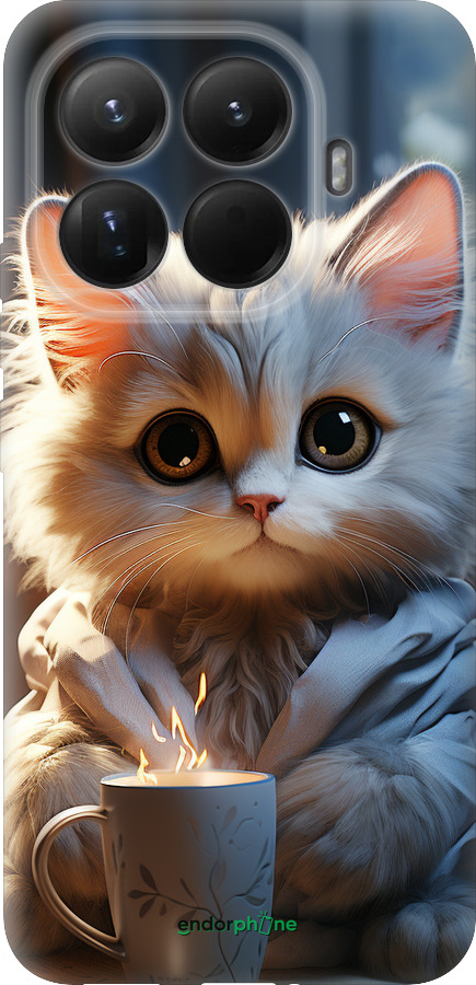 Силиконовый чехол White cat для Xiaomi 15T Pro 5G - 5646u-4097 изображение 