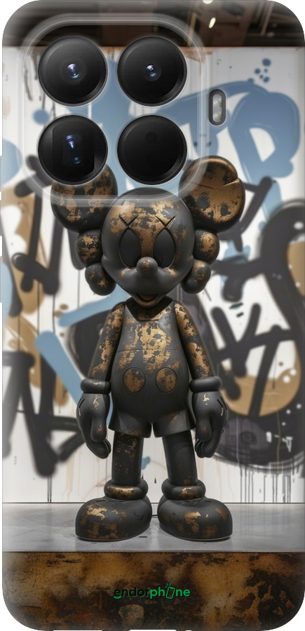 Силиконовый чехол Bronze kaws v2 для Xiaomi 15T Pro 5G - 6098u-4097 изображение 