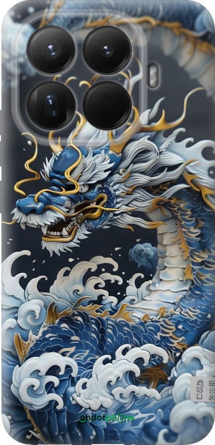 Силиконовый чехол Водяной дракон для Xiaomi 15T Pro 5G - 6113u-4097 изображение 