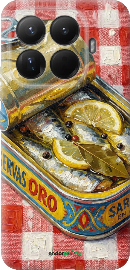 Силиконовый чехол Vintage Sardine Tin Phone для Xiaomi 15T Pro 5G - 6772u-4097 изображение 