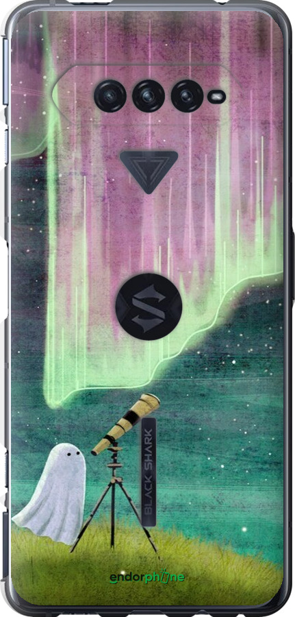Силиконовый чехол Привидение и звезды для Xiaomi Black Shark 4 - 6443u-2531 изображение 