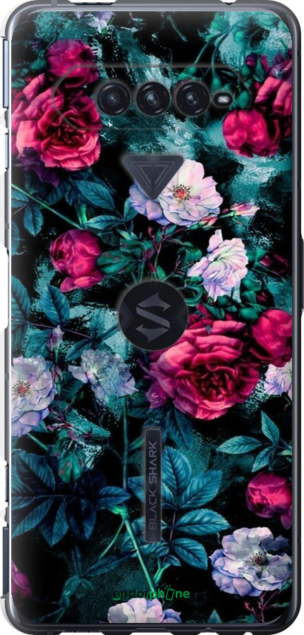 Силиконовый чехол Сад и розы для Xiaomi Black Shark 4 - 6483u-2531 изображение 